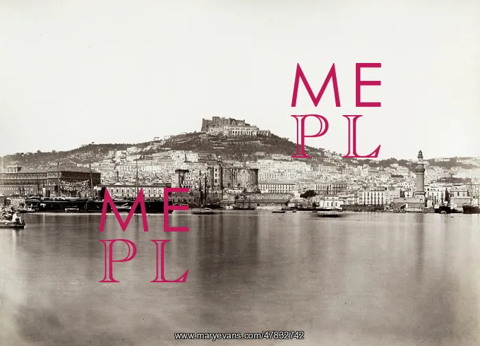 : Napoli, Naples from the Mediterranean Sea : Napoli, Naples from the Mediterranean Sea