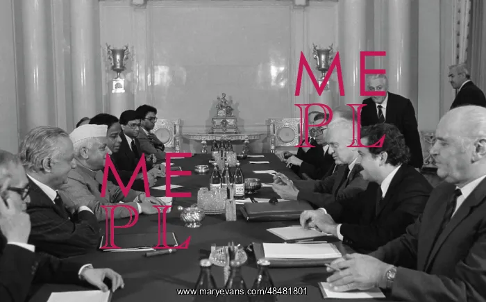 : Narayan Dutt Tiwari visiting USSR : Narayan Dutt Tiwari visiting USSR