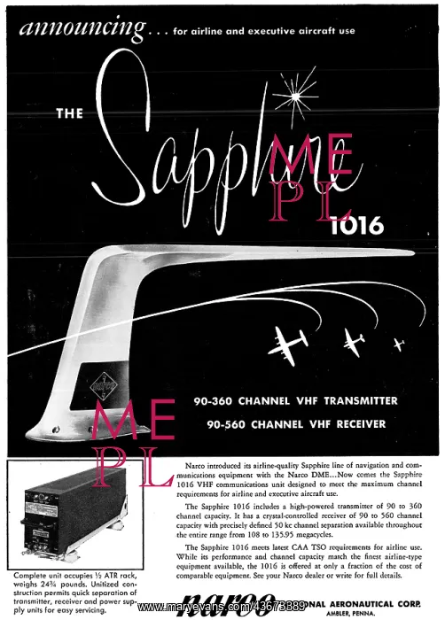 : Narco Sapphire 1016 VHF - Nancy Narco : Narco Sapphire 1016 VHF - Nancy Narco