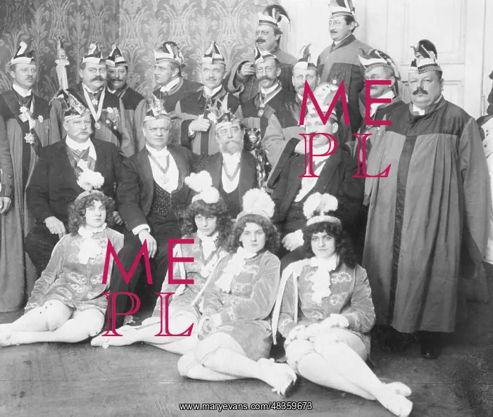 : Narhalla Carnival Society in Munich, 1909 : Narhalla Carnival Society in Munich, 1909