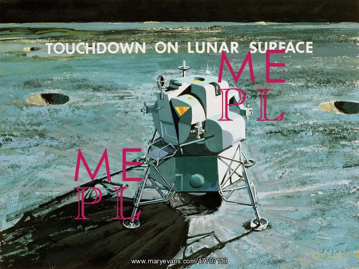 : NASA, Apollo Spacecraft Touchdown, 1966 : NASA, Apollo Spacecraft Touchdown, 1966
