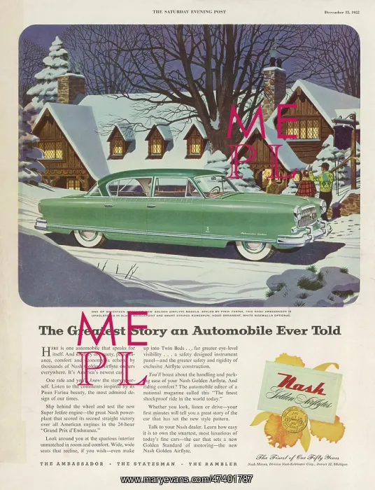 : NASH AIRFLYTE ADVERT : NASH AIRFLYTE ADVERT