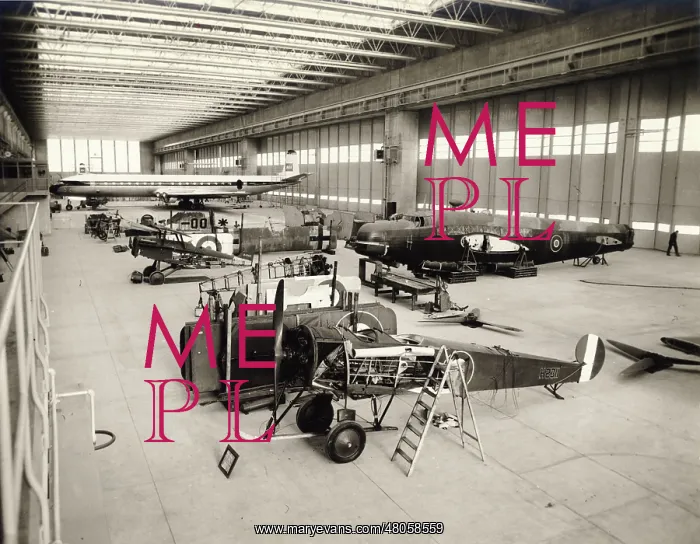 : Part of the Nash Collection undergoing repairs in the BEA : Part of the Nash Collection undergoing repairs in the BEA