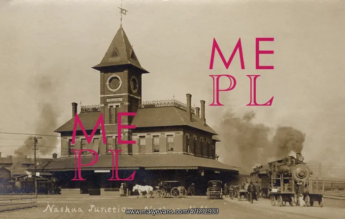 : Nashua Junction railway station, New Hampshire, USA : Nashua Junction railway station, New Hampshire, USA