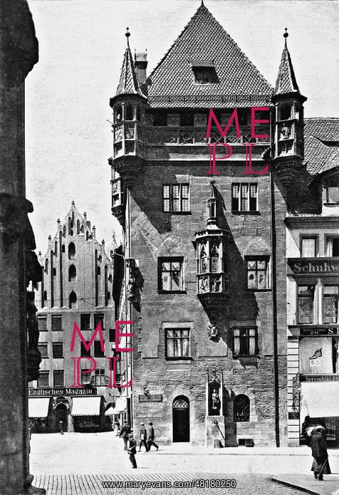 : Nassau House in Nuremberg, 1907 : Nassau House in Nuremberg, 1907