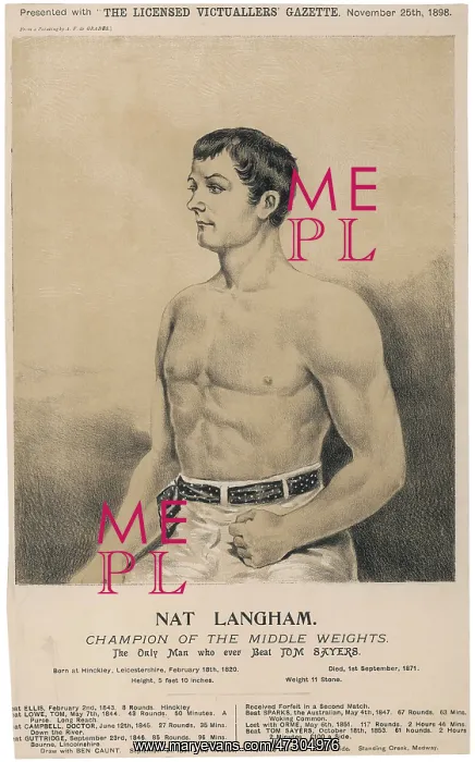 : Nat Langham, Boxer : Nat Langham, Boxer
