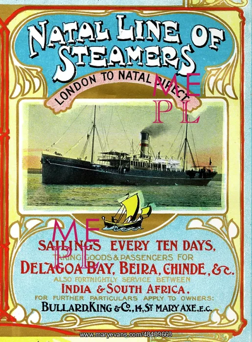 : Natal Line of Steamers, passenger ships : Natal Line of Steamers, passenger ships
