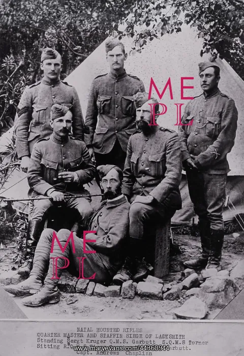 : Natal Mounted RiflesQuarter Master and staff, Siege of Ladys : Natal Mounted RiflesQuarter Master and staff, Siege of Ladys