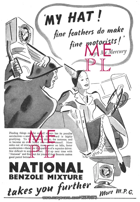 : National Benzole - Mr Mercury : National Benzole - Mr Mercury