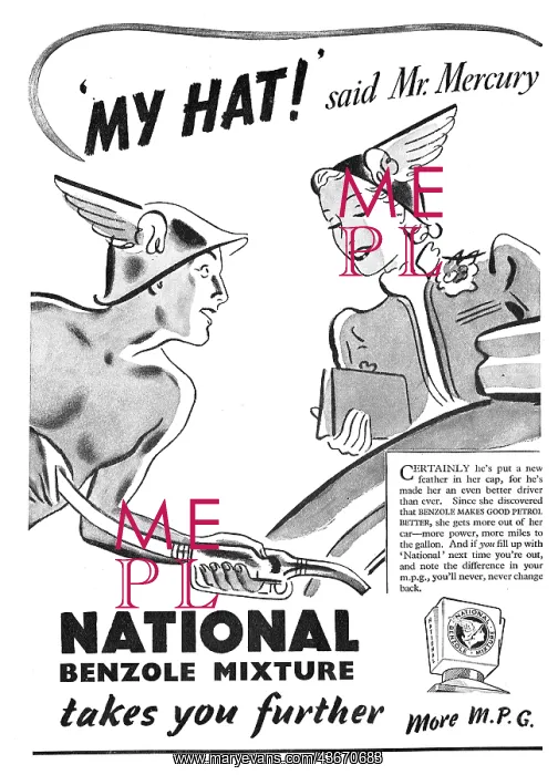 : National Benzole - Mr Mercury : National Benzole - Mr Mercury