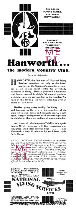 : National Flying Services NFS Hanworth : National Flying Services NFS Hanworth