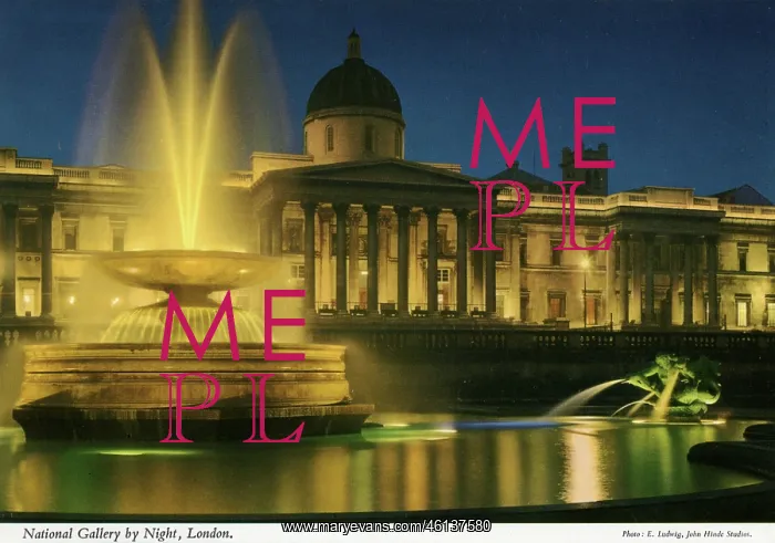  : National Gallery by night, London