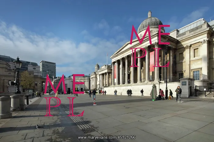 : National Gallery, Trafalgar Square, London, England : National Gallery, Trafalgar Square, London, England