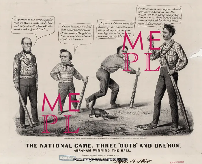 : The national game. Three outs and one run : The national game. Three outs and one run