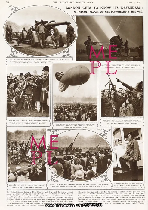 : National Service Demonstration in Hyde Park 1939 : National Service Demonstration in Hyde Park 1939