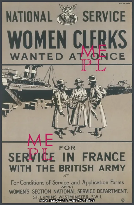 : NATIONAL SERVICE WWI : NATIONAL SERVICE WWI