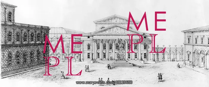 : National Theater in Munich around 1880 : National Theater in Munich around 1880