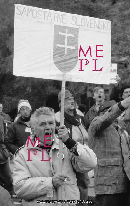: Nationalist - demonstration - independence - Bratislava : Nationalist - demonstration - independence - Bratislava