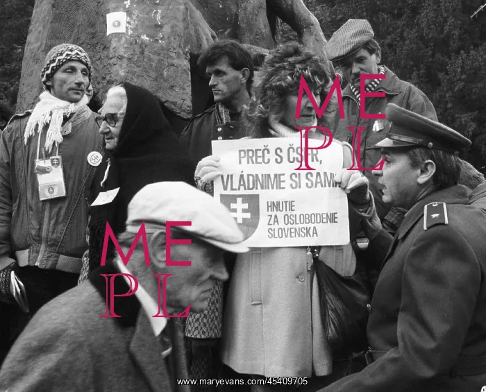 : Nationalist - demonstration - independence - Bratislava : Nationalist - demonstration - independence - Bratislava