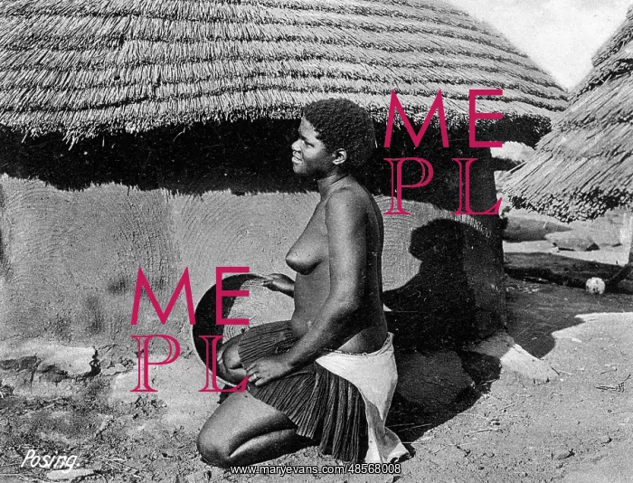  : Native African Matabele woman