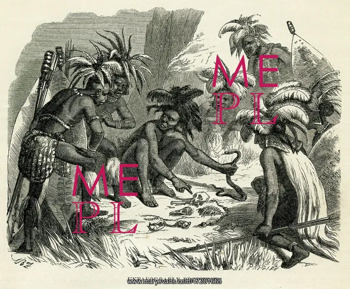 : Native African witchdoctor : Native African witchdoctor