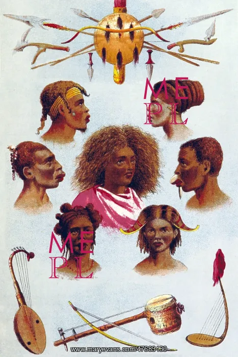 : Native Africans, Weapons and Musical Instruments : Native Africans, Weapons and Musical Instruments