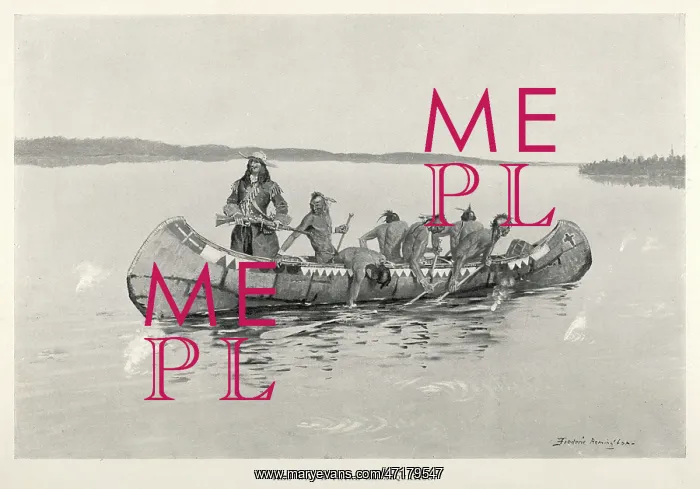 : Native American Canoe : Native American Canoe