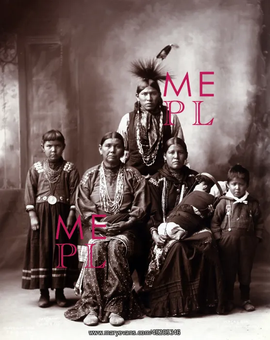 : Native American family, original title: ? : Native American family, original title: ?