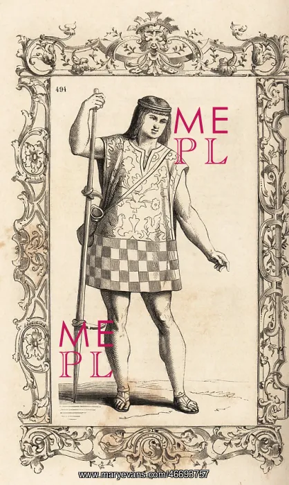 : Native American man of Peru, 16th century : Native American man of Peru, 16th century