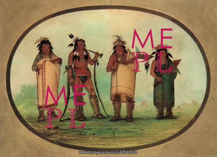  : Native American Mandans, by George Catlin