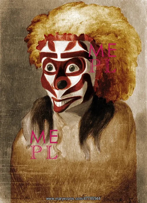 : Native American Medicine Man Mask : Native American Medicine Man Mask