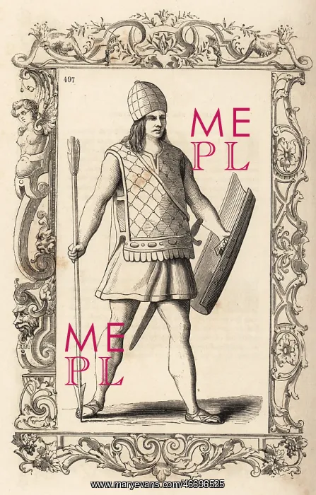: Native American soldier from Peru, 16th century : Native American soldier from Peru, 16th century