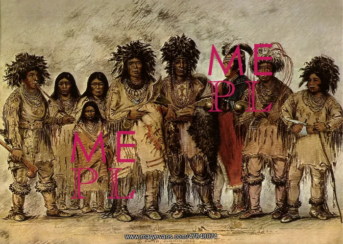  : Native American Troupe, by George Catlin