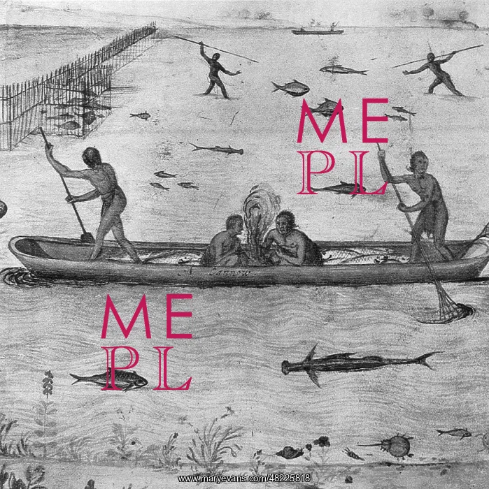 : Native Americans while fishing : Native Americans while fishing