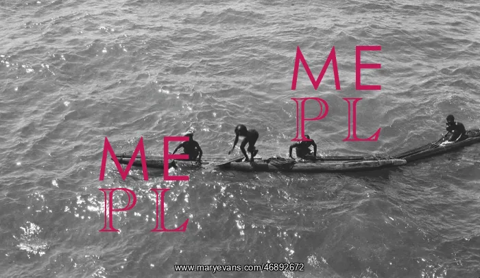  : Native boatmen with canoes