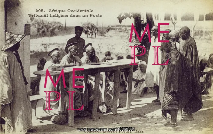 : Native court in session - Dakar, Senegal : Native court in session - Dakar, Senegal