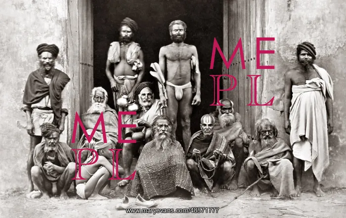 : Native group The Chowk, Faizabad India circa 1870s