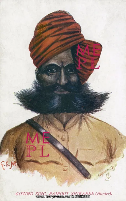: Native Indian Hunter (Rajput Shikaree) - Govind Singh : Native Indian Hunter (Rajput Shikaree) - Govind Singh