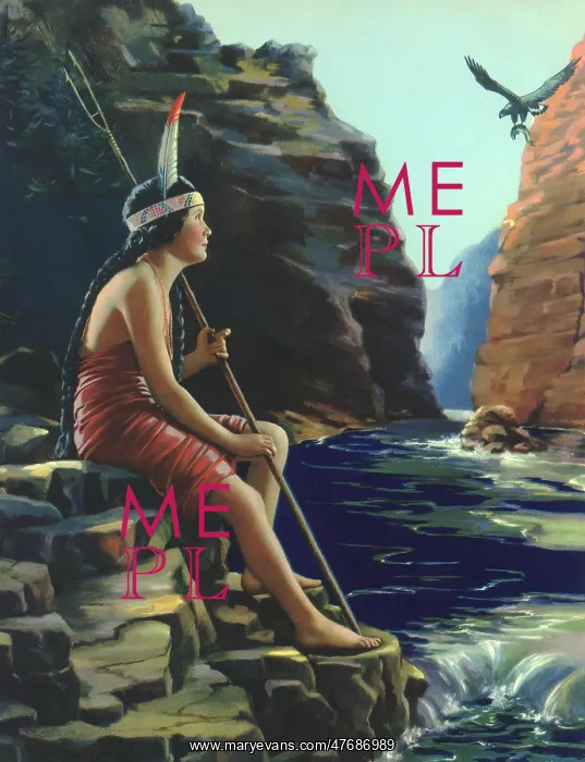  : Native Woman by River