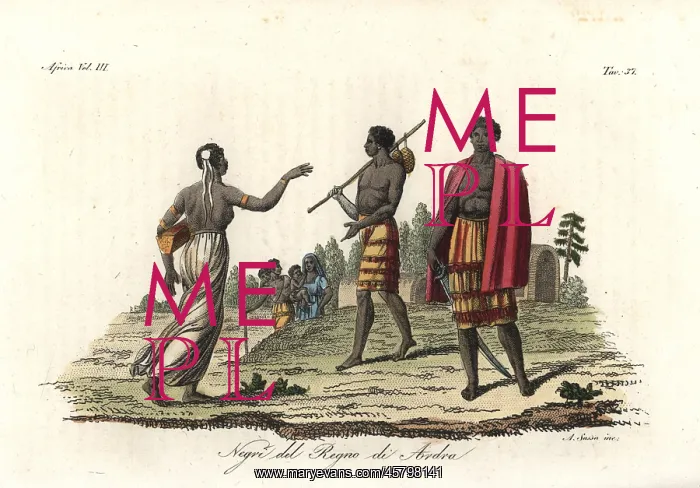 : Natives of the kingdom of Ardra (Benin) : Natives of the kingdom of Ardra (Benin)