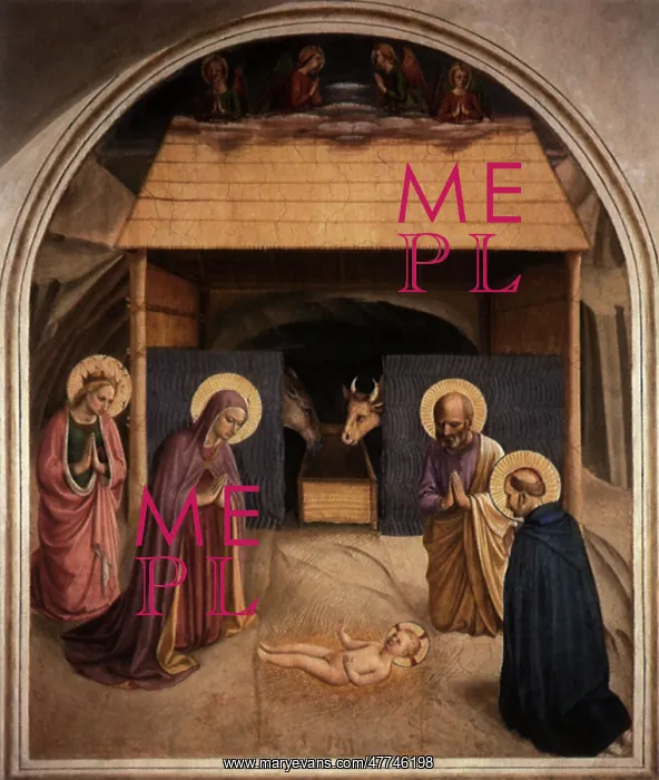 : Nativity, by Fra Angelico and workshop : Nativity, by Fra Angelico and workshop