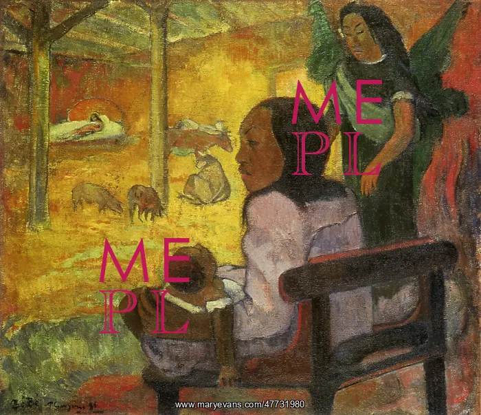  : The Nativity, by Gauguin