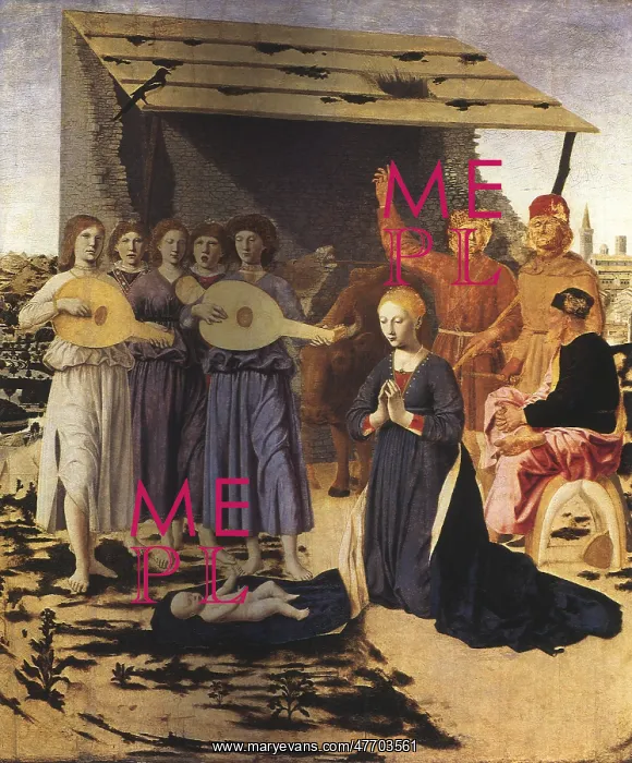 : The Nativity, by Piero della Francesca : The Nativity, by Piero della Francesca