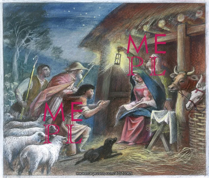  : Nativity Scene with Shepherds