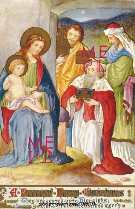 : Nativity scene with the three wise men : Nativity scene with the three wise men