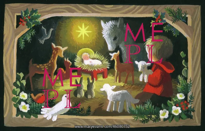  : Nativity with Shepherd Boy and Lambs