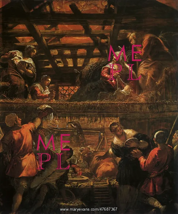 : The Nativity, by Tintoretto : The Nativity, by Tintoretto