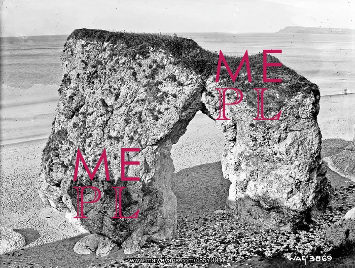 : A natural Arch stump on the beach at Portrush : A natural Arch stump on the beach at Portrush