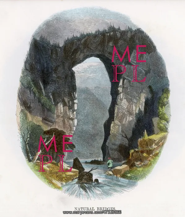 : NATURAL ROCK BRIDGE : NATURAL ROCK BRIDGE