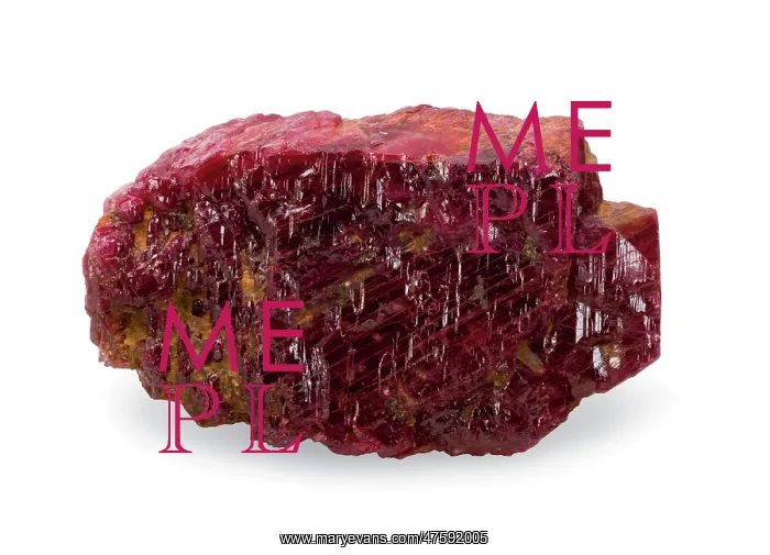 : Natural ruby crystal : Natural ruby crystal